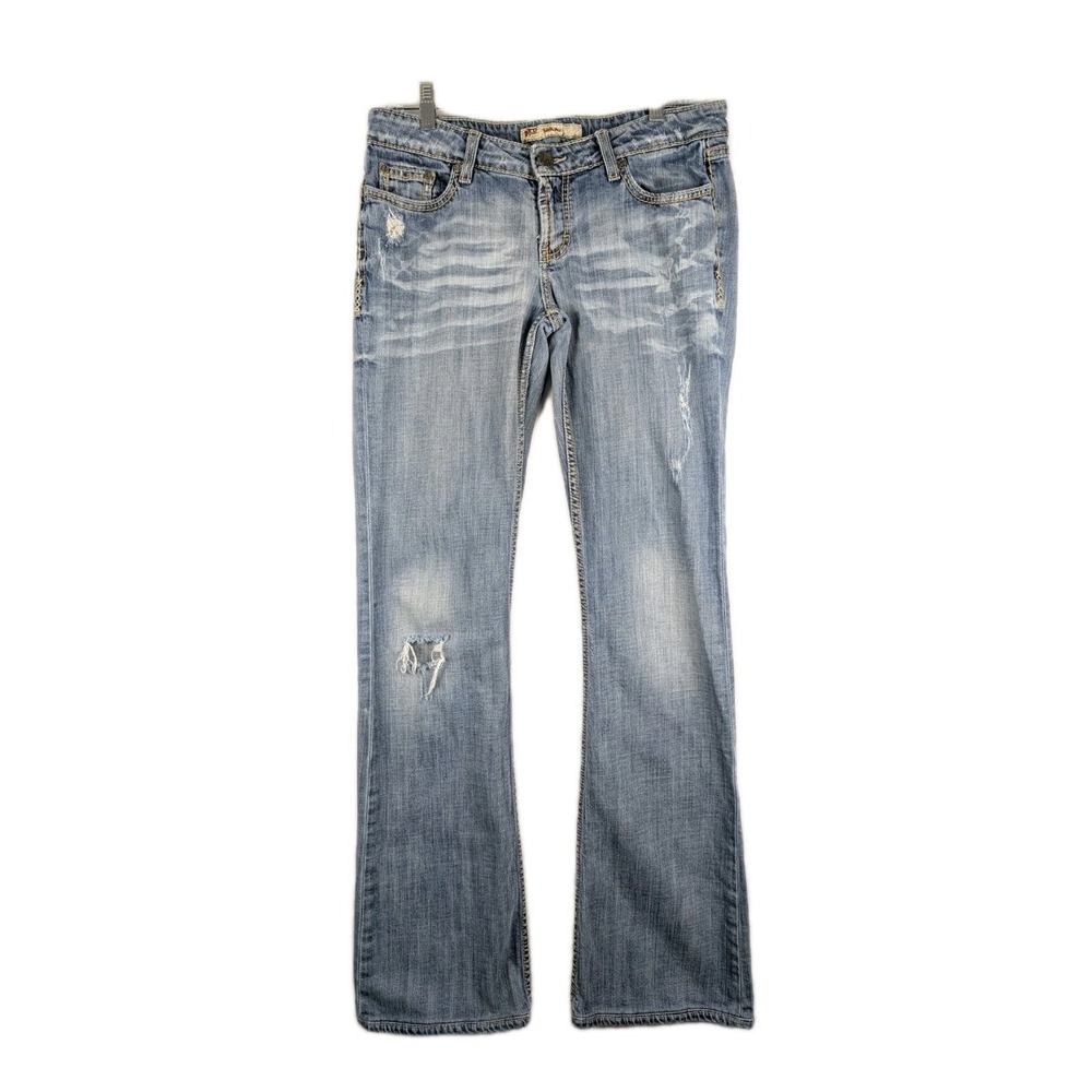 BKE Denim Sabrina Jeans Womens 29x37.5 Distressed Bootcut